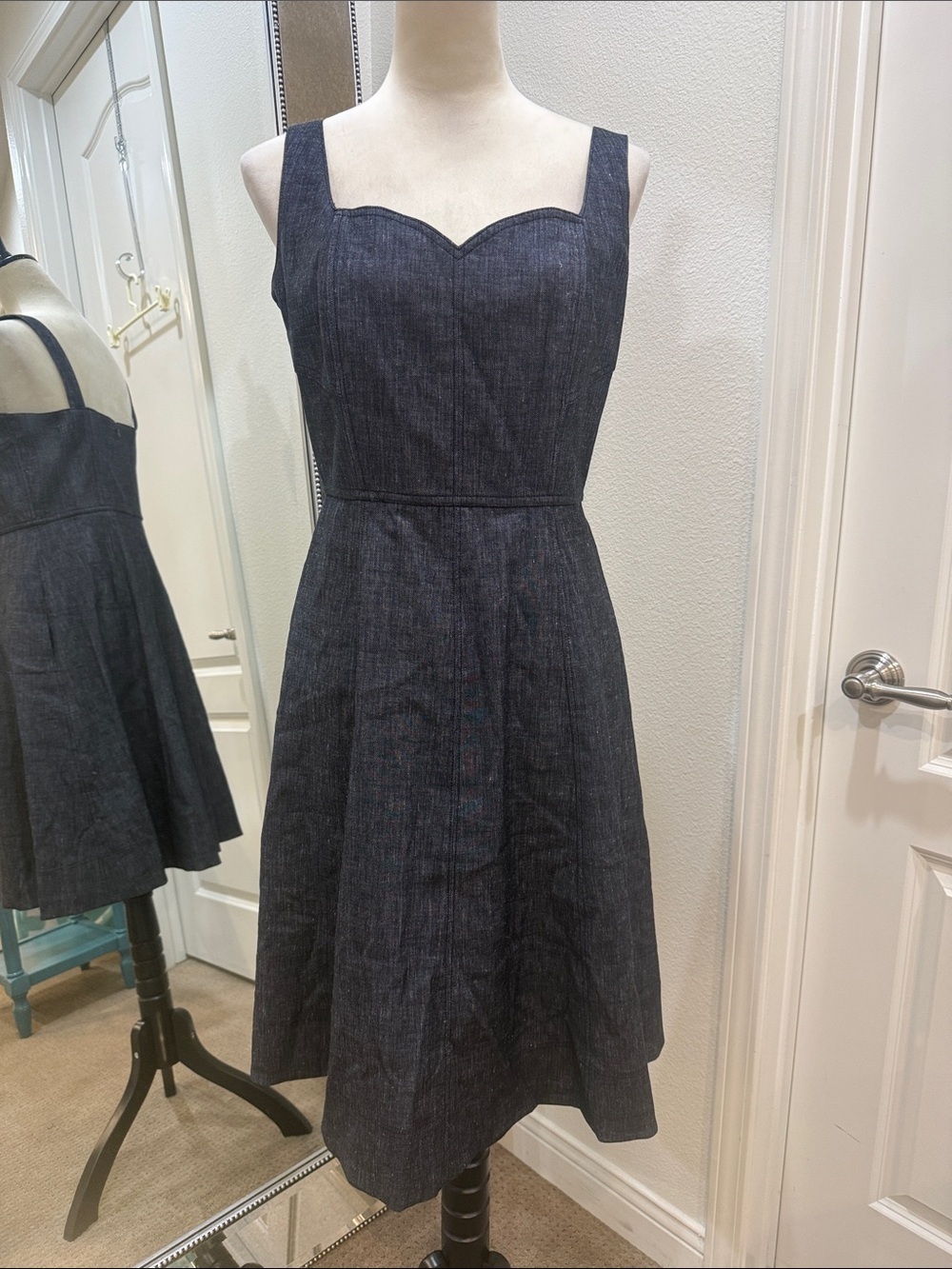 Elie Tahari Linen Blend Dress